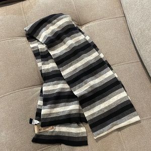 Gap scarf black/white/gray